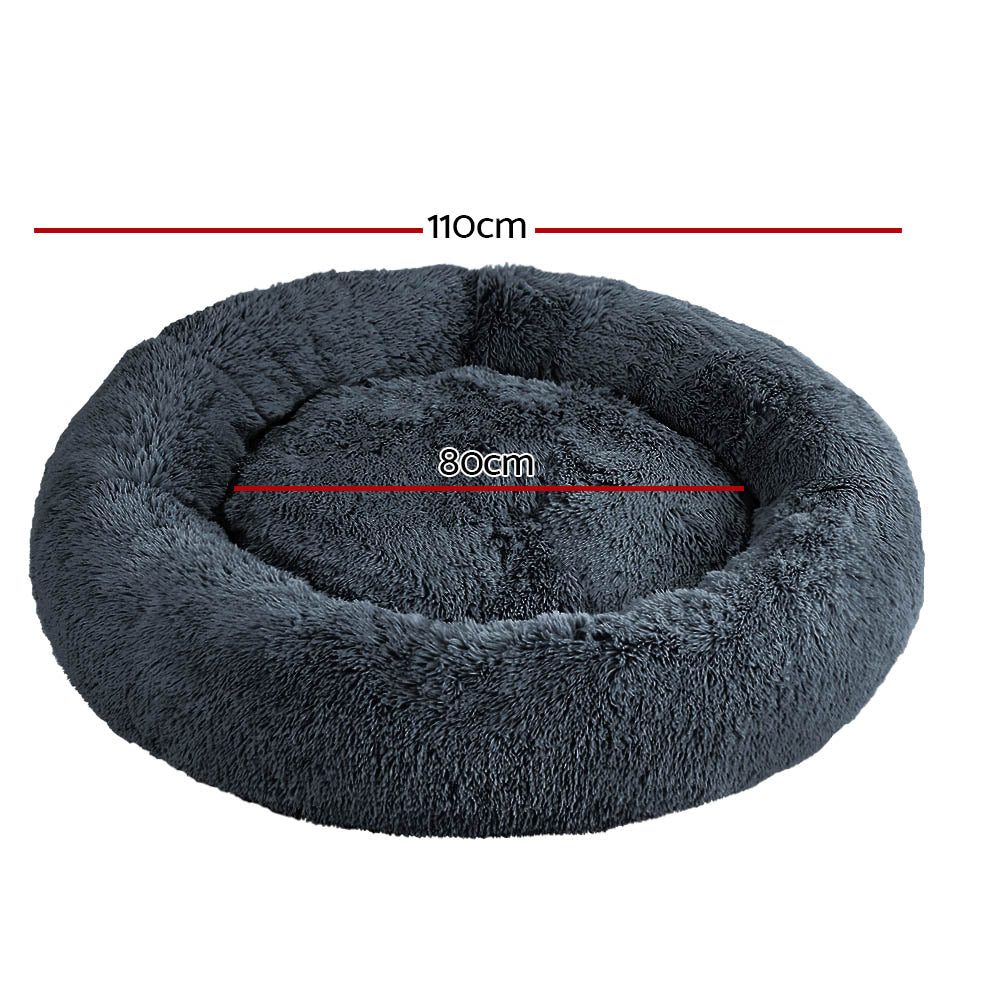 Extra Large Calming Bed 110cm - Dark Grey