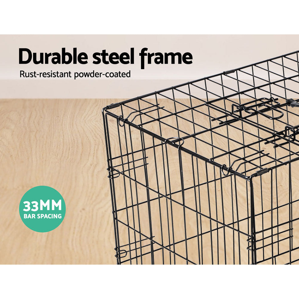 Three-Door Dog Crate - 24 inch