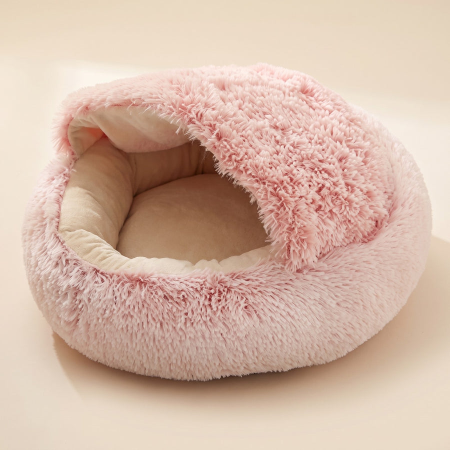 Plush Calming Cave Bed