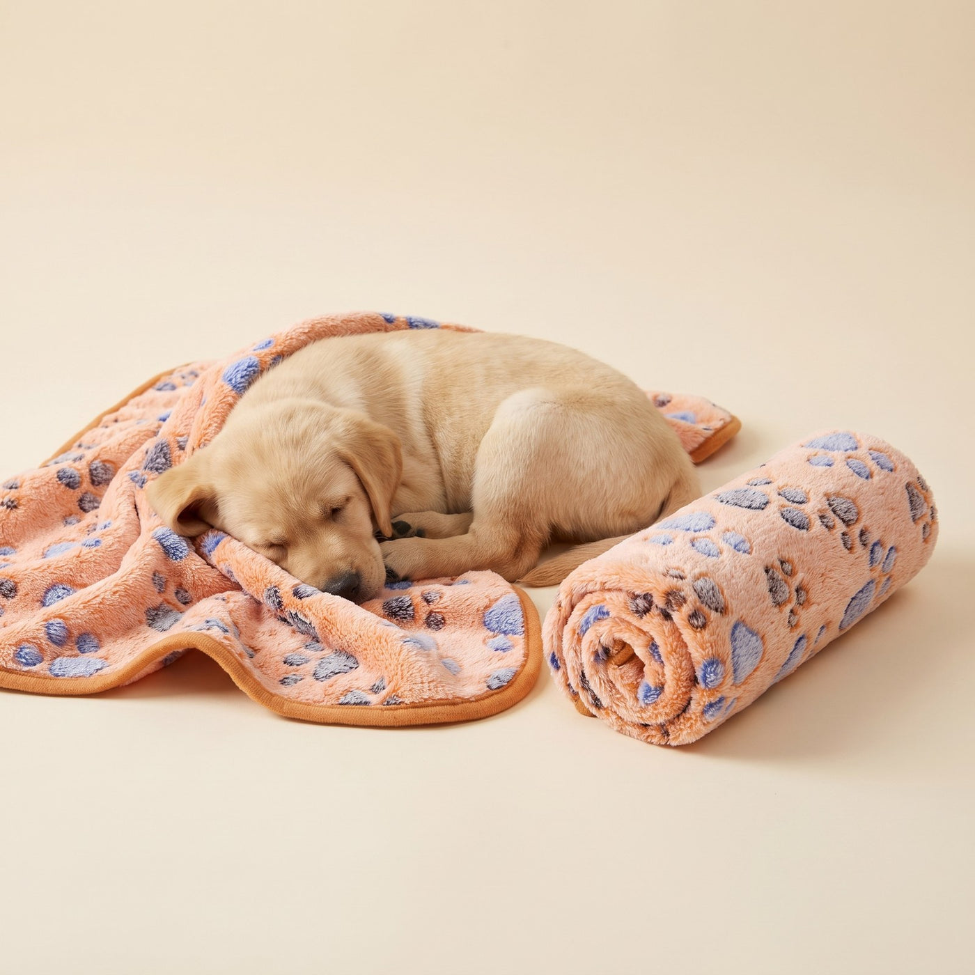Paw Print Fleece Blanket