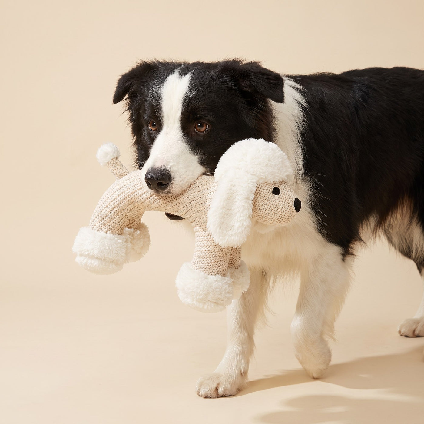 Knitted Plush Squeaky Toy