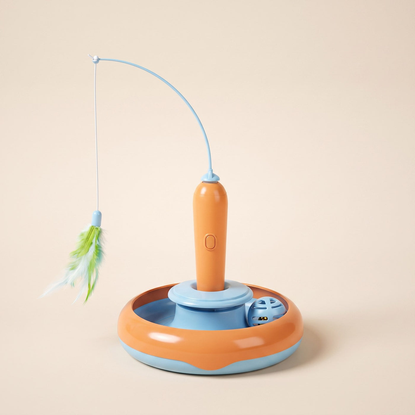 Cat Turntable Feather Toy