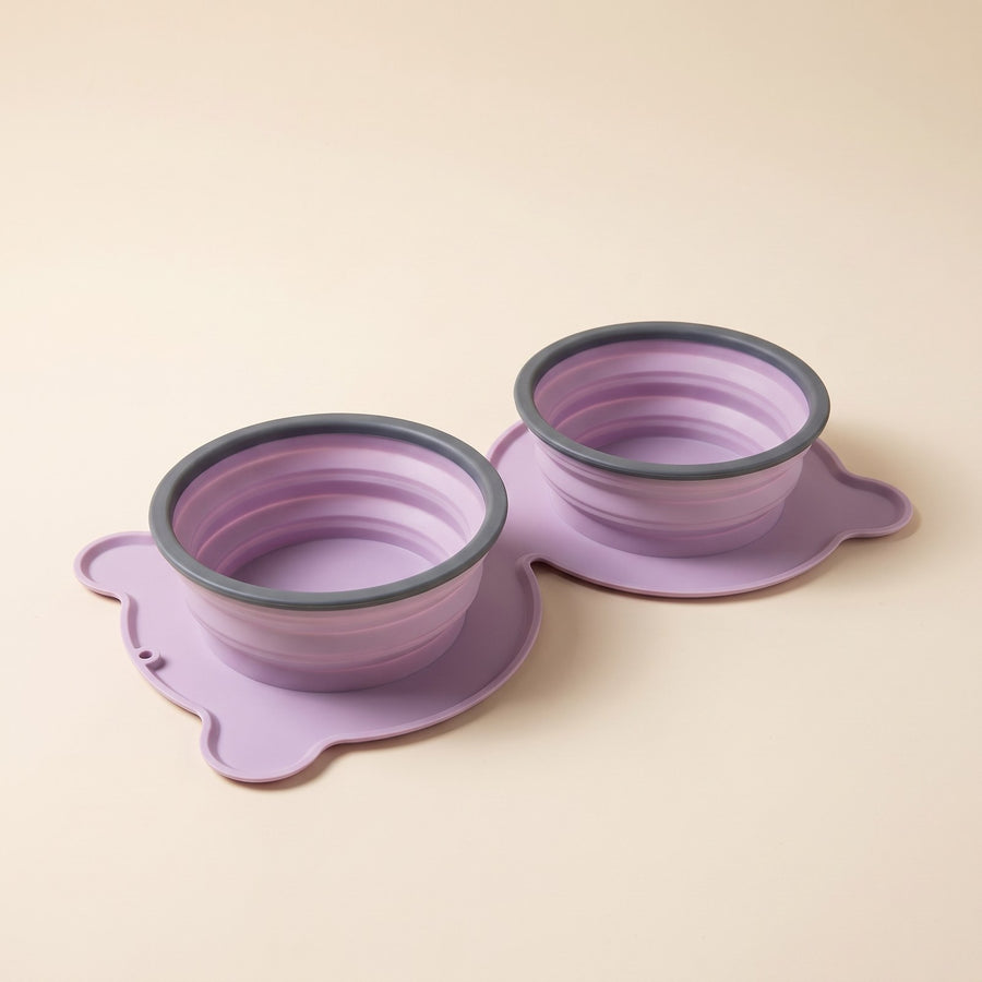 Travel Double Bowls