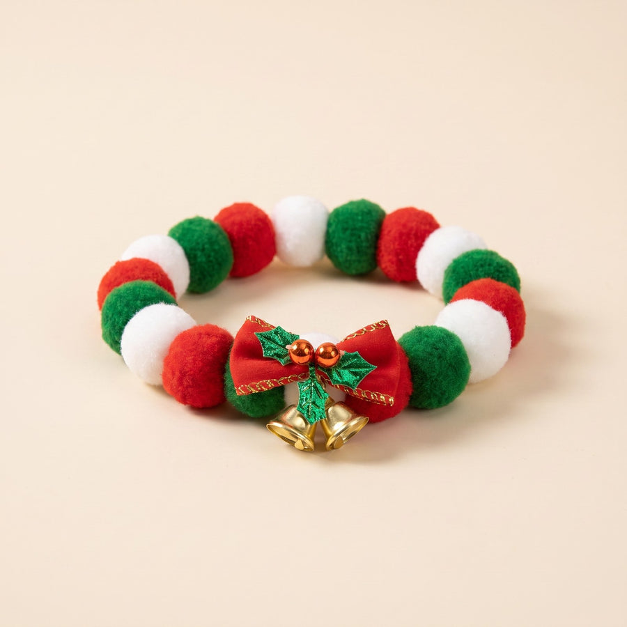 Festive Pom Collar